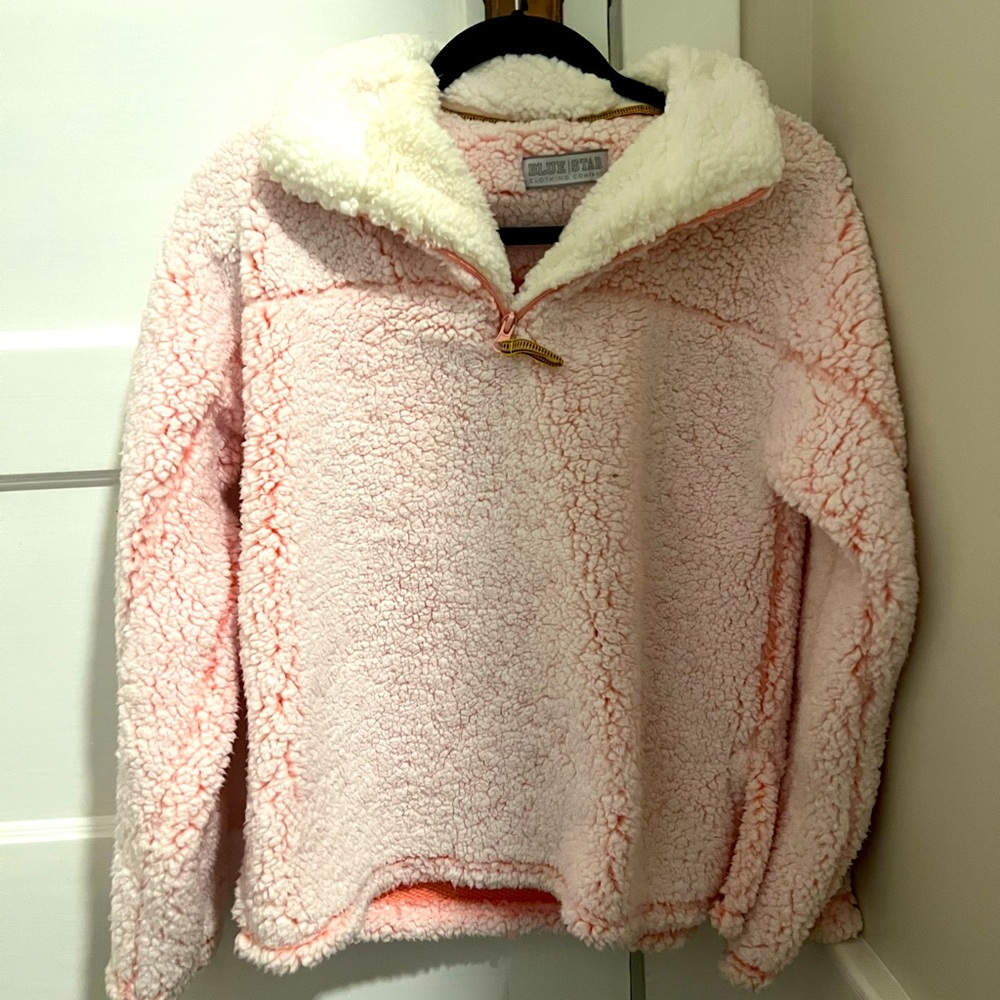 Pink Fuzzy Pullover